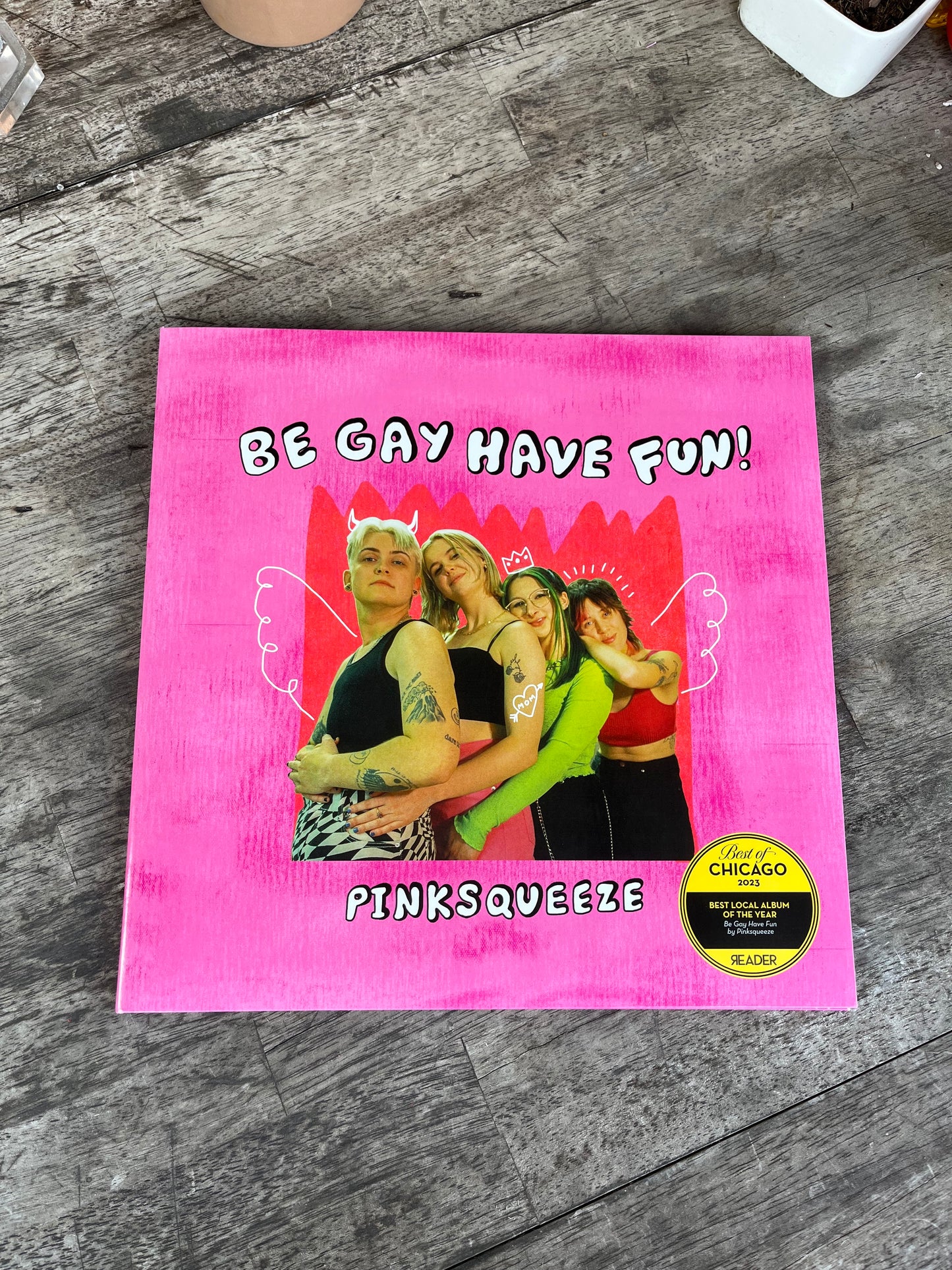 Pinksqueeze "Be Gay Have Fun" Vinyl